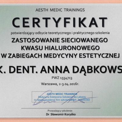 certyfikaty AD 2016-04 02-03 kwas hialuronowy