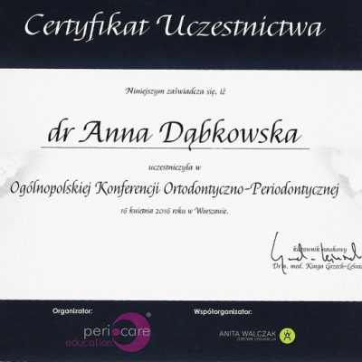 certyfikaty AD 2016-04 16