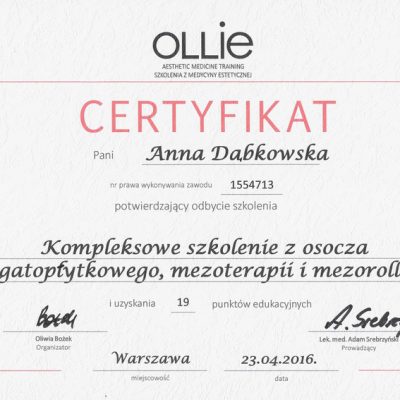 certyfikaty AD 2016-04 23